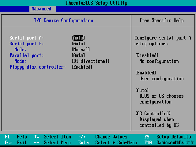 how to remove floppy drive on bios